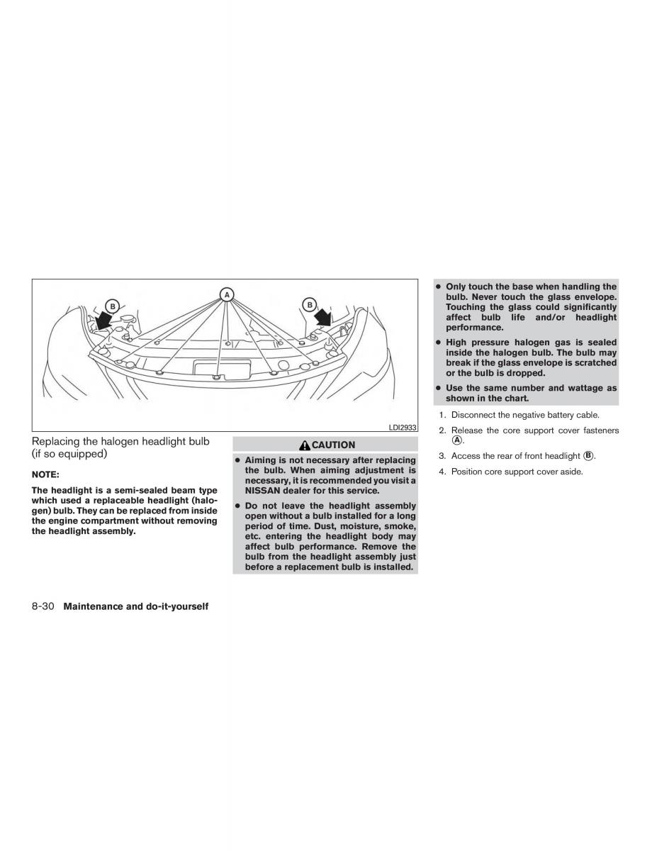 Nissan Sentra VII 7 B17 owners manual / page 411