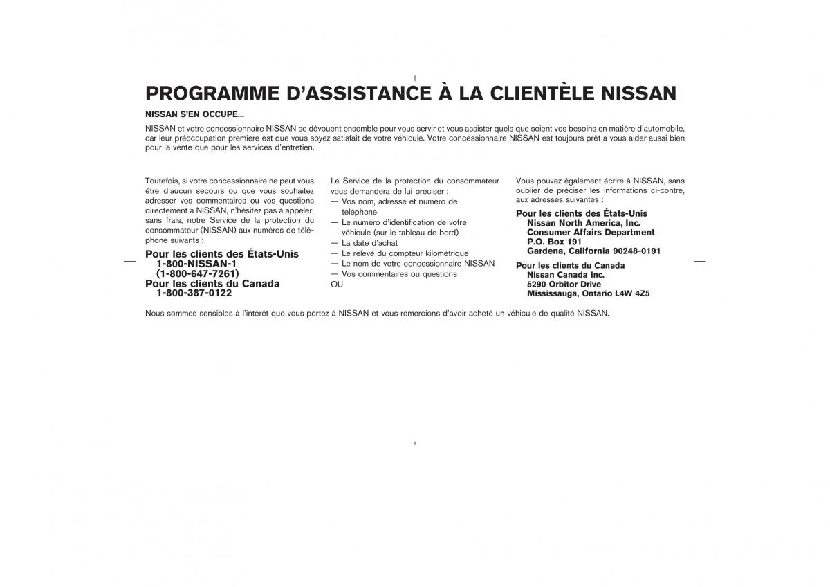 Nissan 350Z Fairlady manuel du proprietaire / page 5
