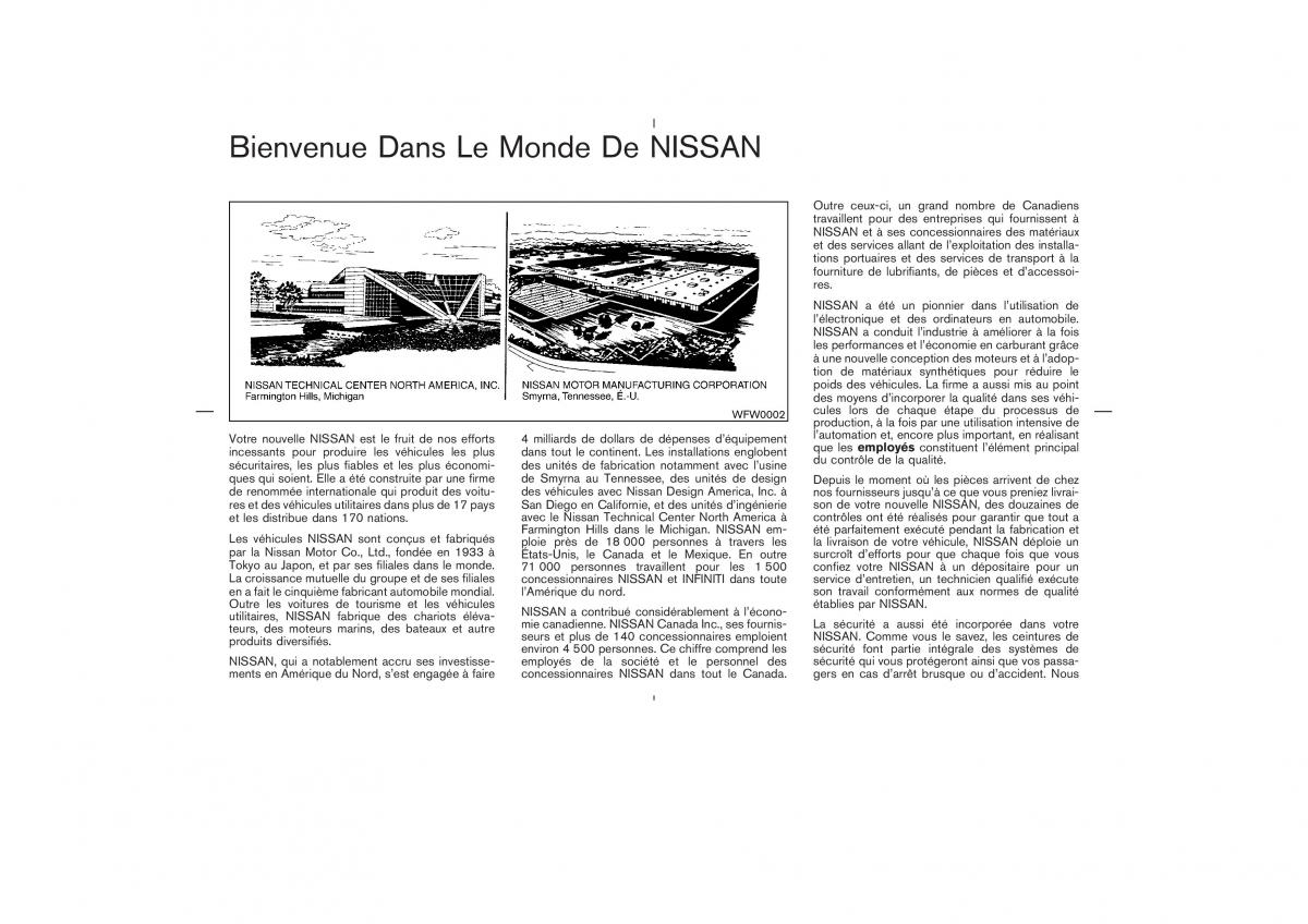 Nissan 350Z Fairlady manuel du proprietaire / page 3