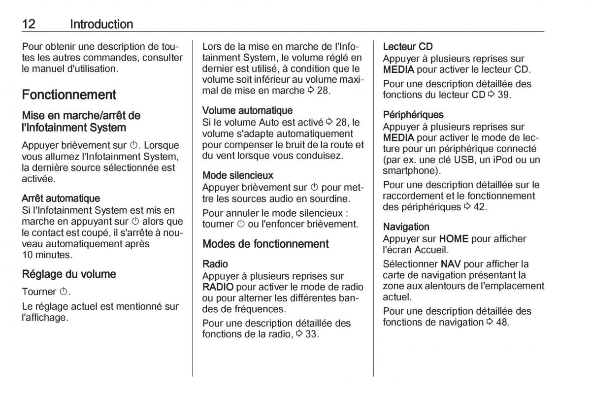 Opel Astra K V 5 manuel du proprietaire / page 12