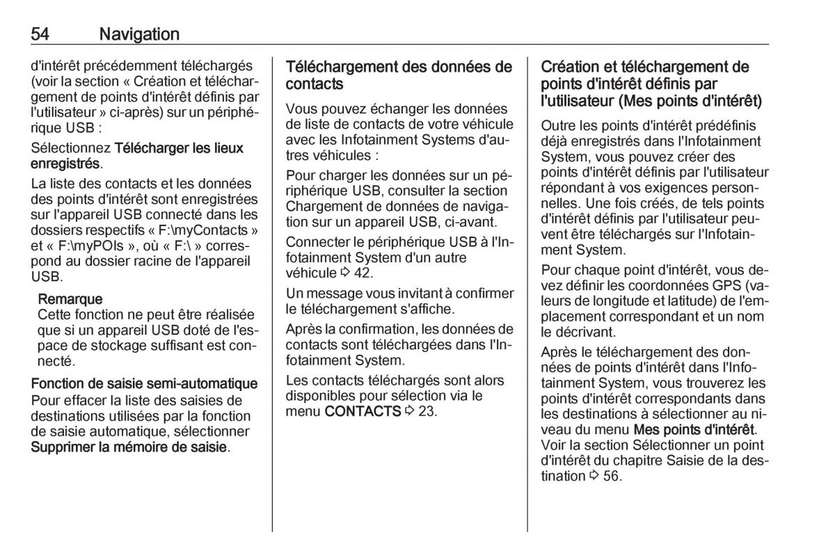 Opel Astra K V 5 manuel du proprietaire / page 54