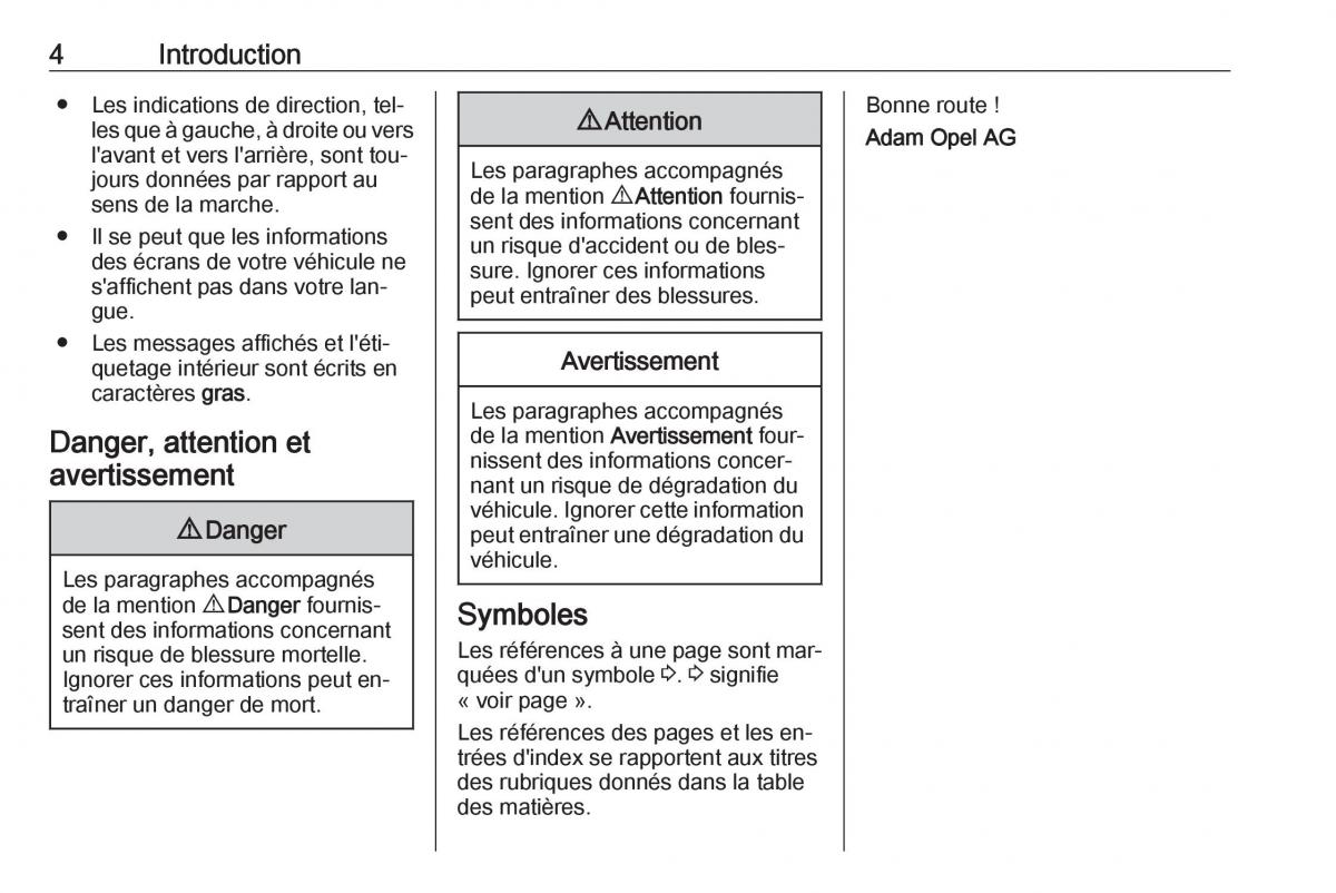 instrukcja obsługi Opel Meriva B FL manuel du proprietaire / page 6