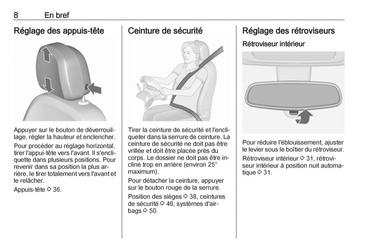 manual de usuario Opel Meriva B FL manuel du proprietaire / page 10