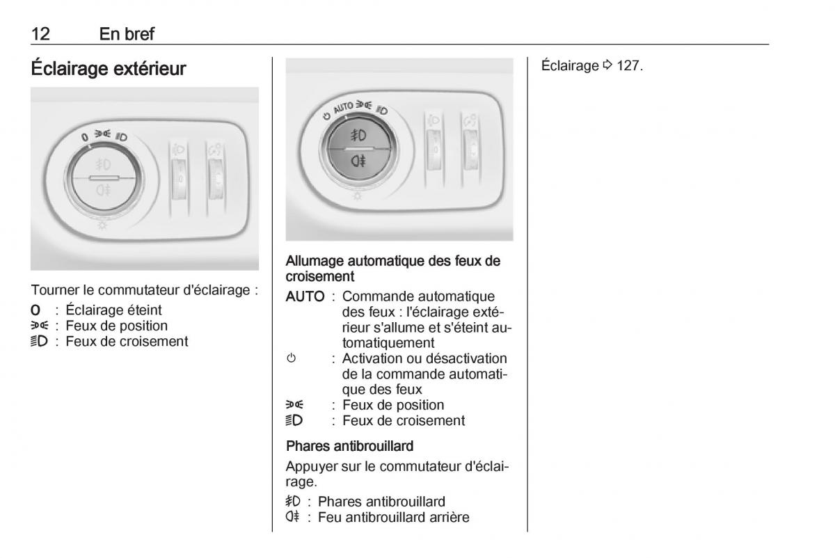manual de usuario Opel Meriva B FL manuel du proprietaire / page 14