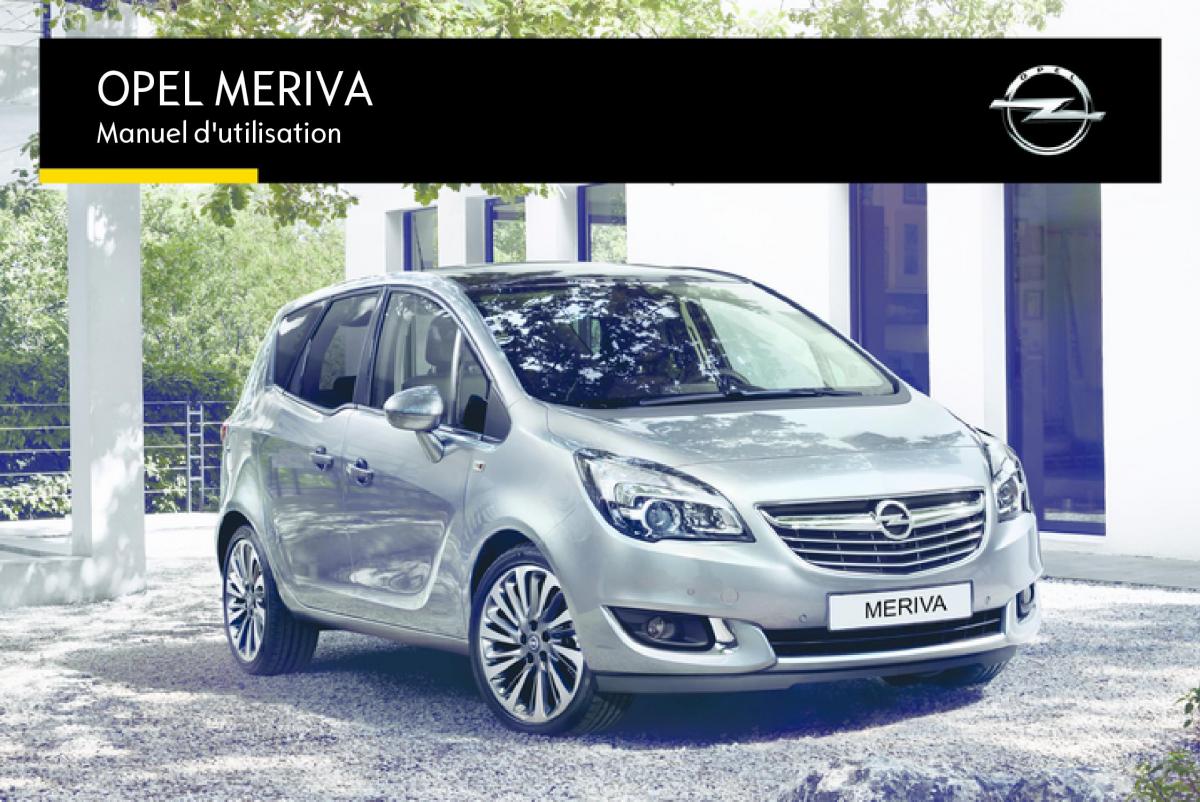 Opel Meriva B FL manuel du proprietaire / page 1