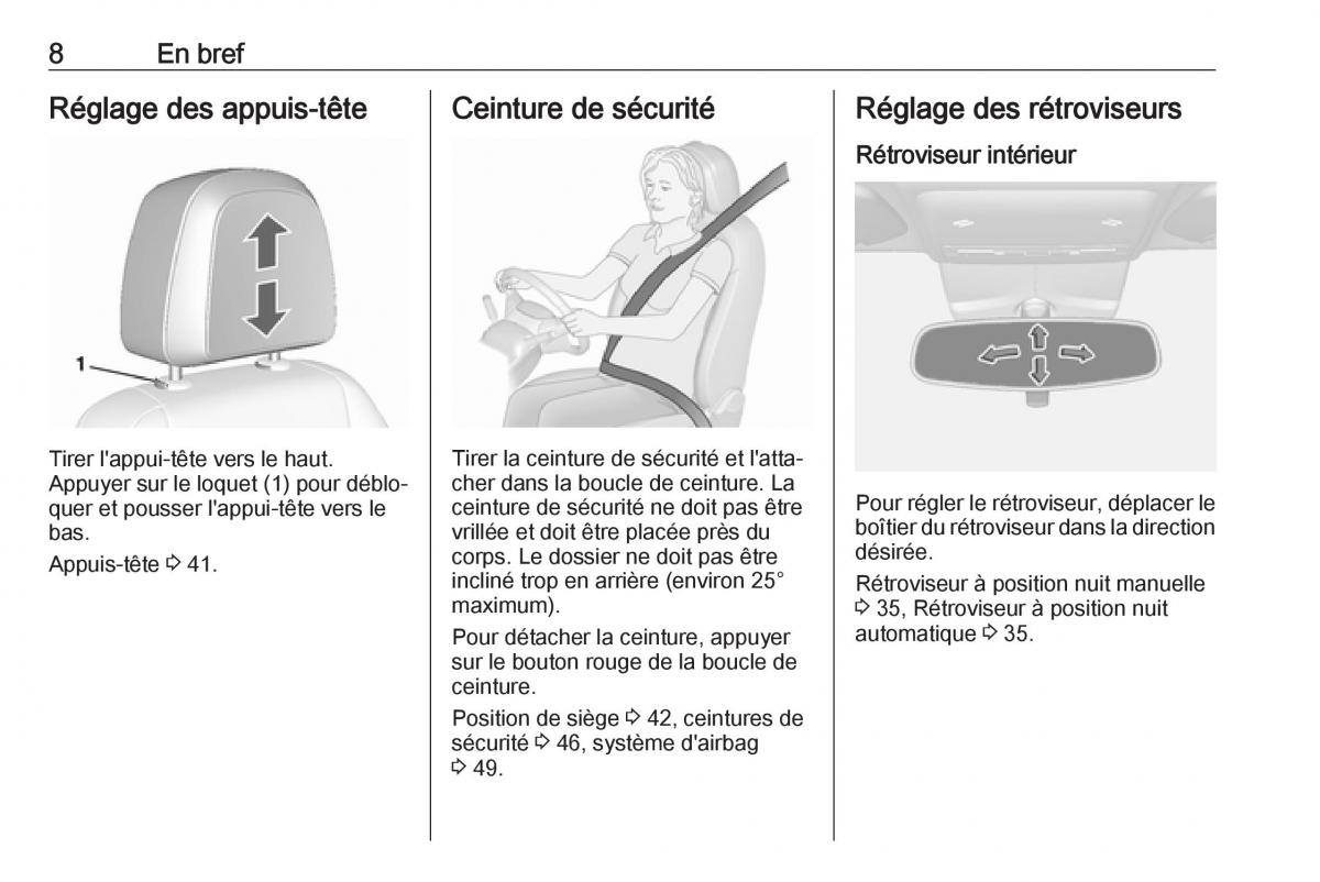 manual de usuario Opel Mokka X manuel du proprietaire / page 10