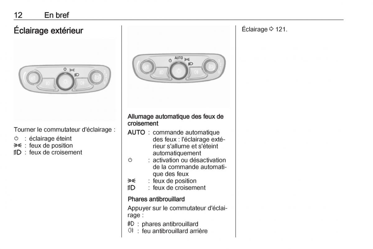 manual de usuario Opel Mokka X manuel du proprietaire / page 14