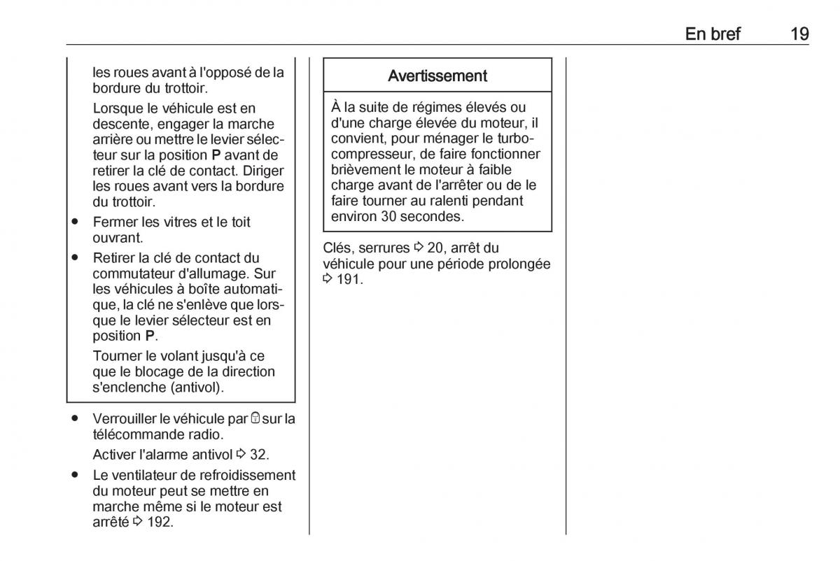 manuel du propriétaire Opel Mokka X manuel du proprietaire / page 21