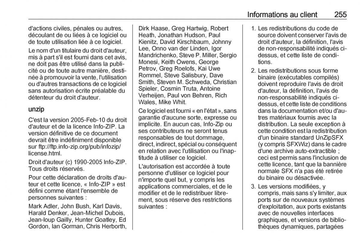 instrukcja obsługi Opel Mokka X manuel du proprietaire / page 257
