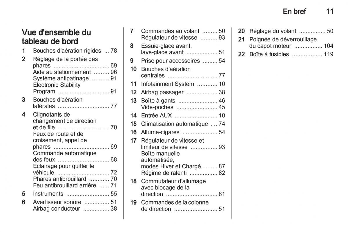 manual de usuario Opel Movano B manuel du proprietaire / page 11