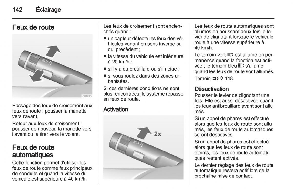 Opel Zafira C manuel du proprietaire / page 144