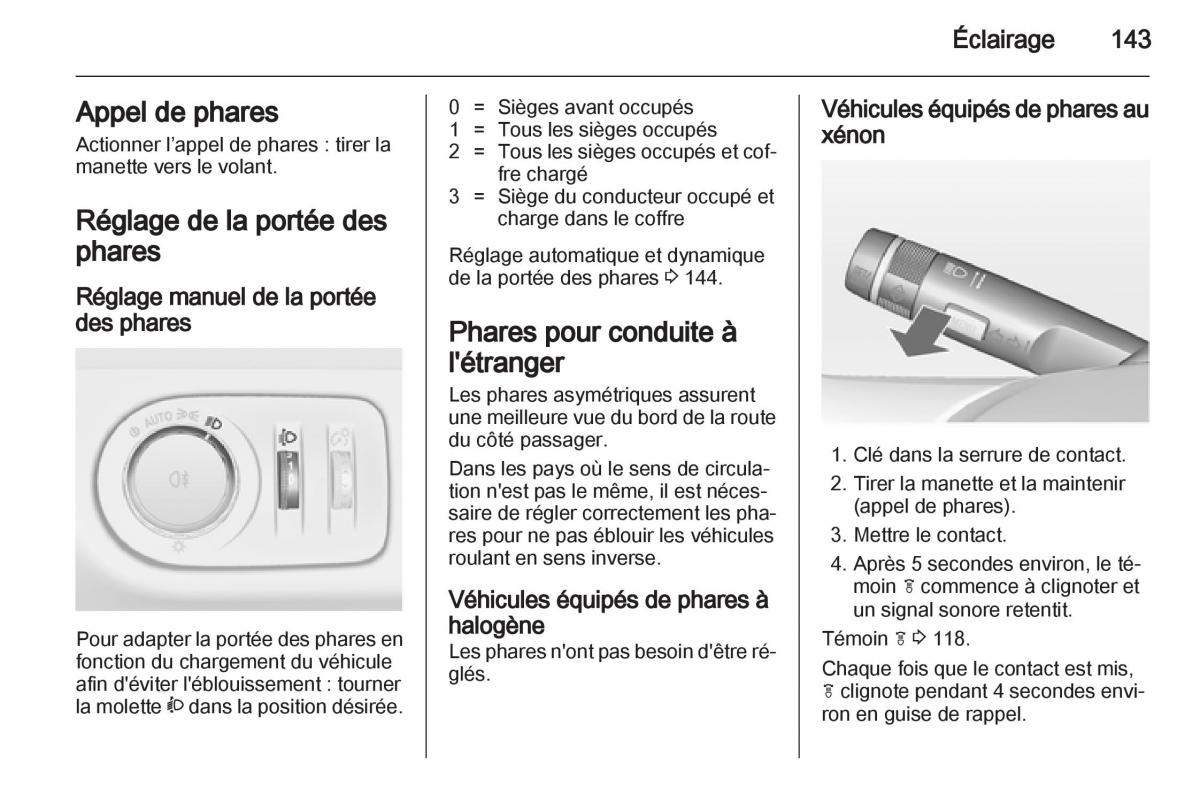 Opel Zafira C manuel du proprietaire / page 145