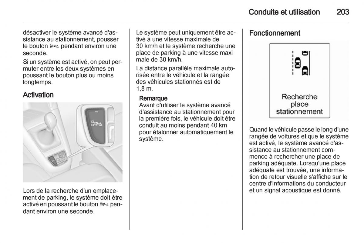 Opel Zafira C manuel du proprietaire / page 205