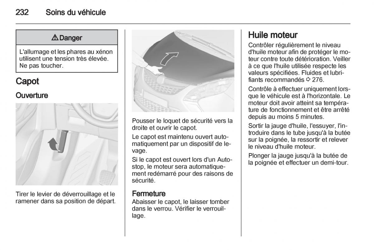 Opel Zafira C manuel du proprietaire / page 234