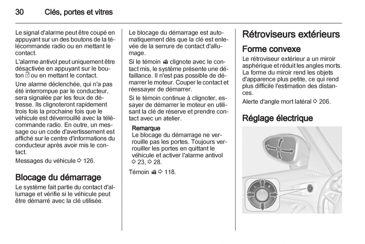 Opel Zafira C manuel du proprietaire / page 32