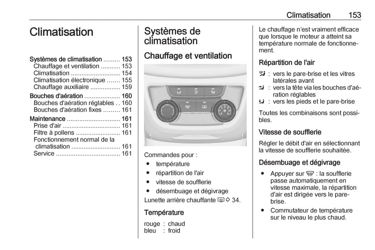 Opel Zafira C FL manuel du proprietaire / page 155