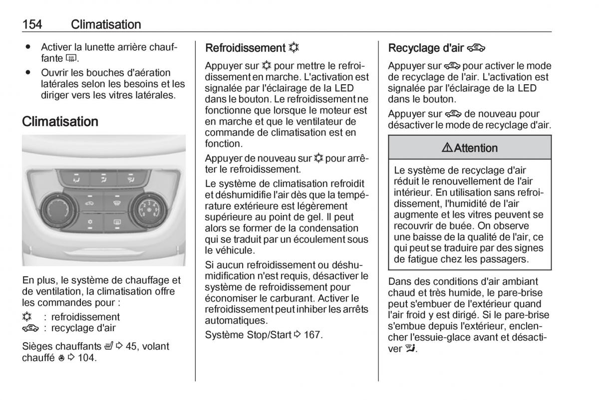 Opel Zafira C FL manuel du proprietaire / page 156