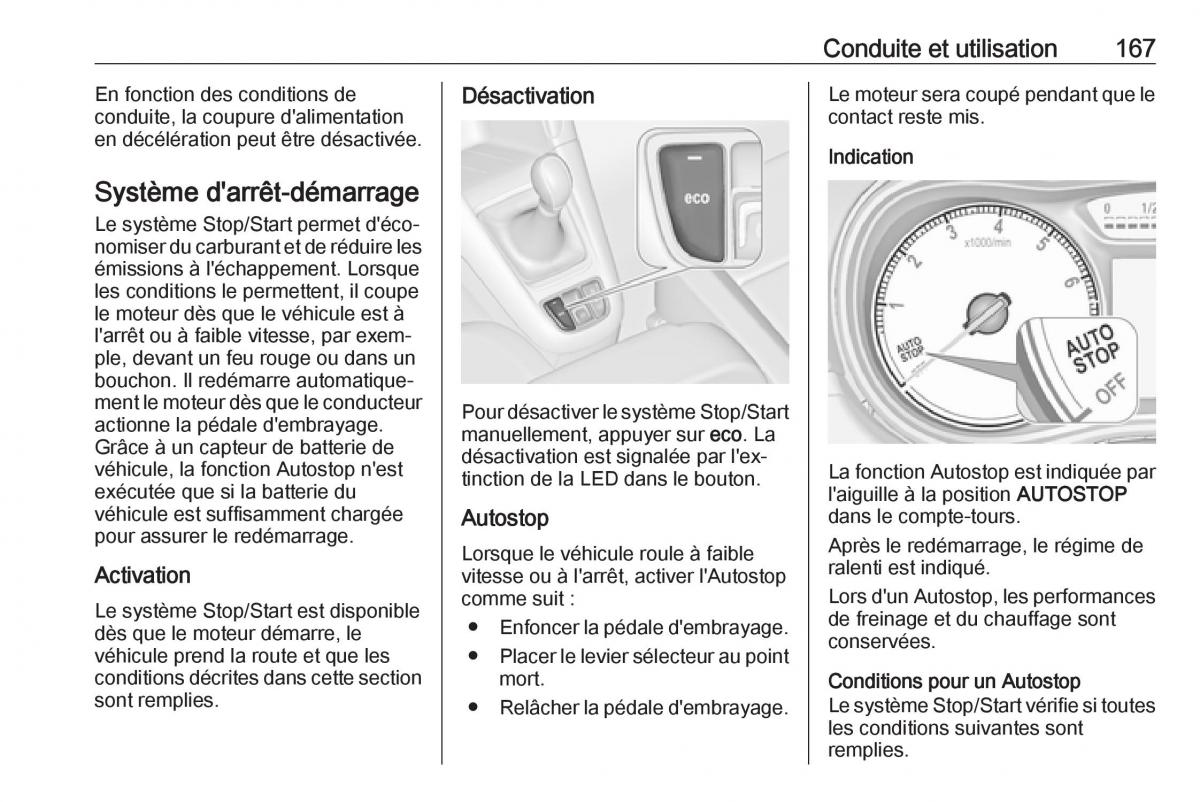 Opel Zafira C FL manuel du proprietaire / page 169