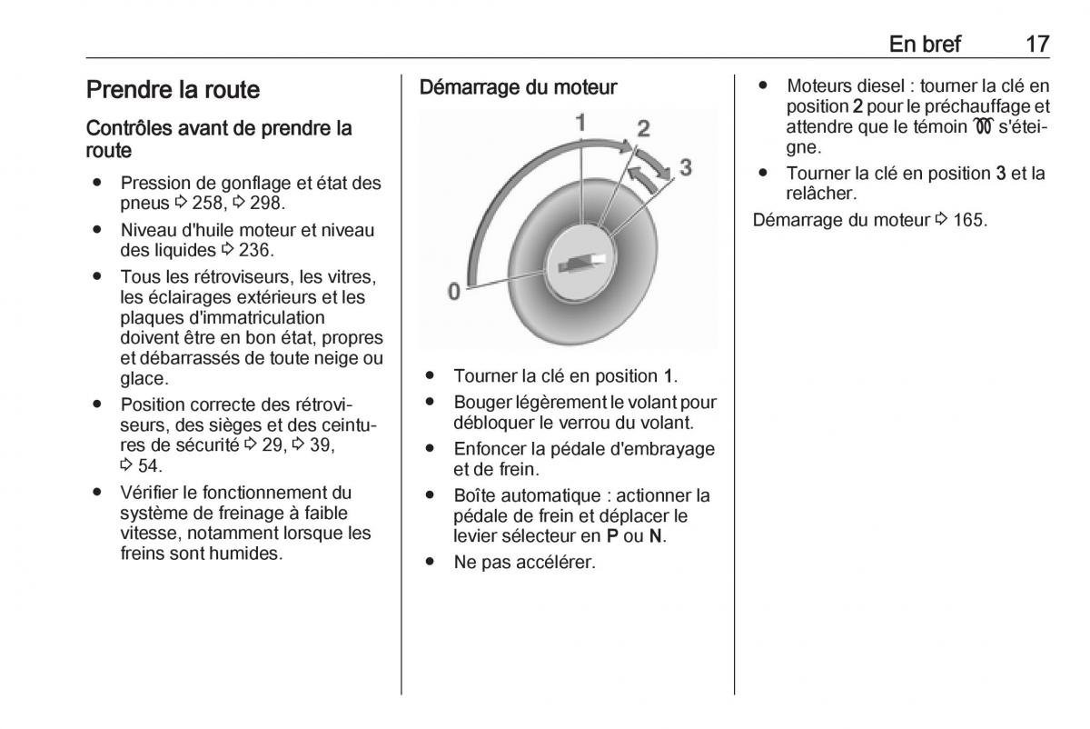 Opel Zafira C FL manuel du proprietaire / page 19