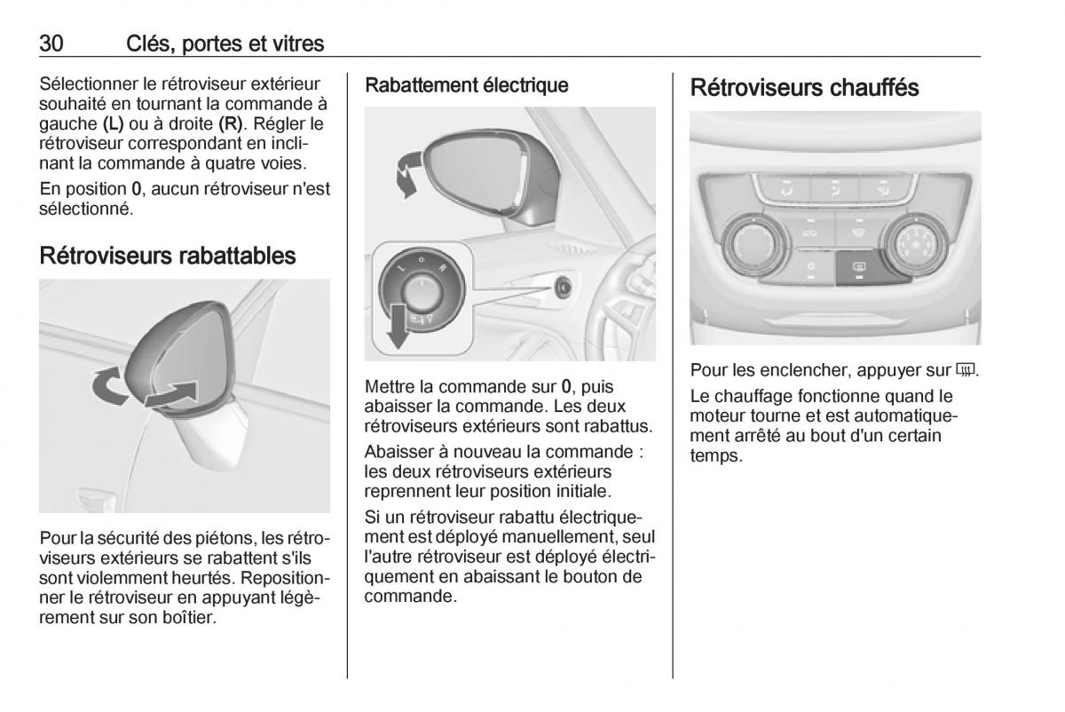 Opel Zafira C FL manuel du proprietaire / page 32