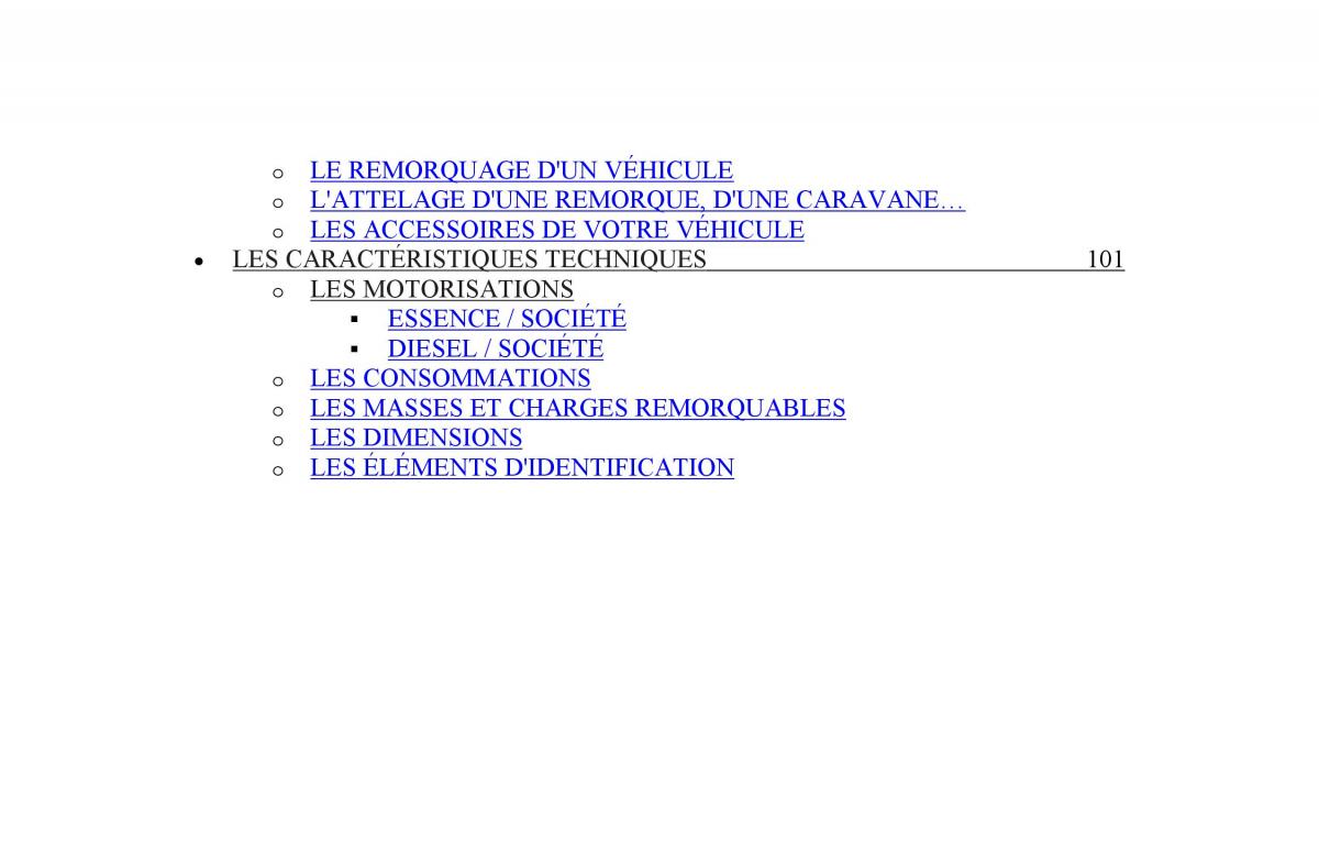 Peugeot 106 manuel du proprietaire / page 8