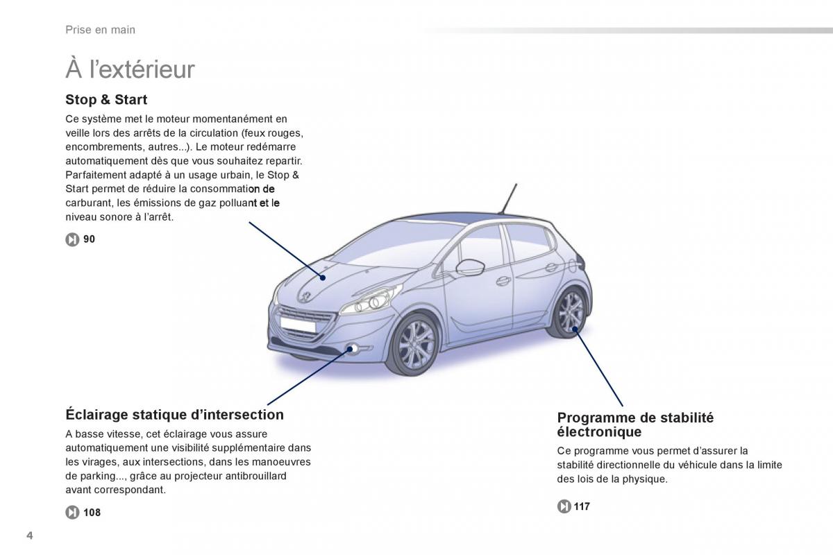 Peugeot 208 manuel du proprietaire / page 6