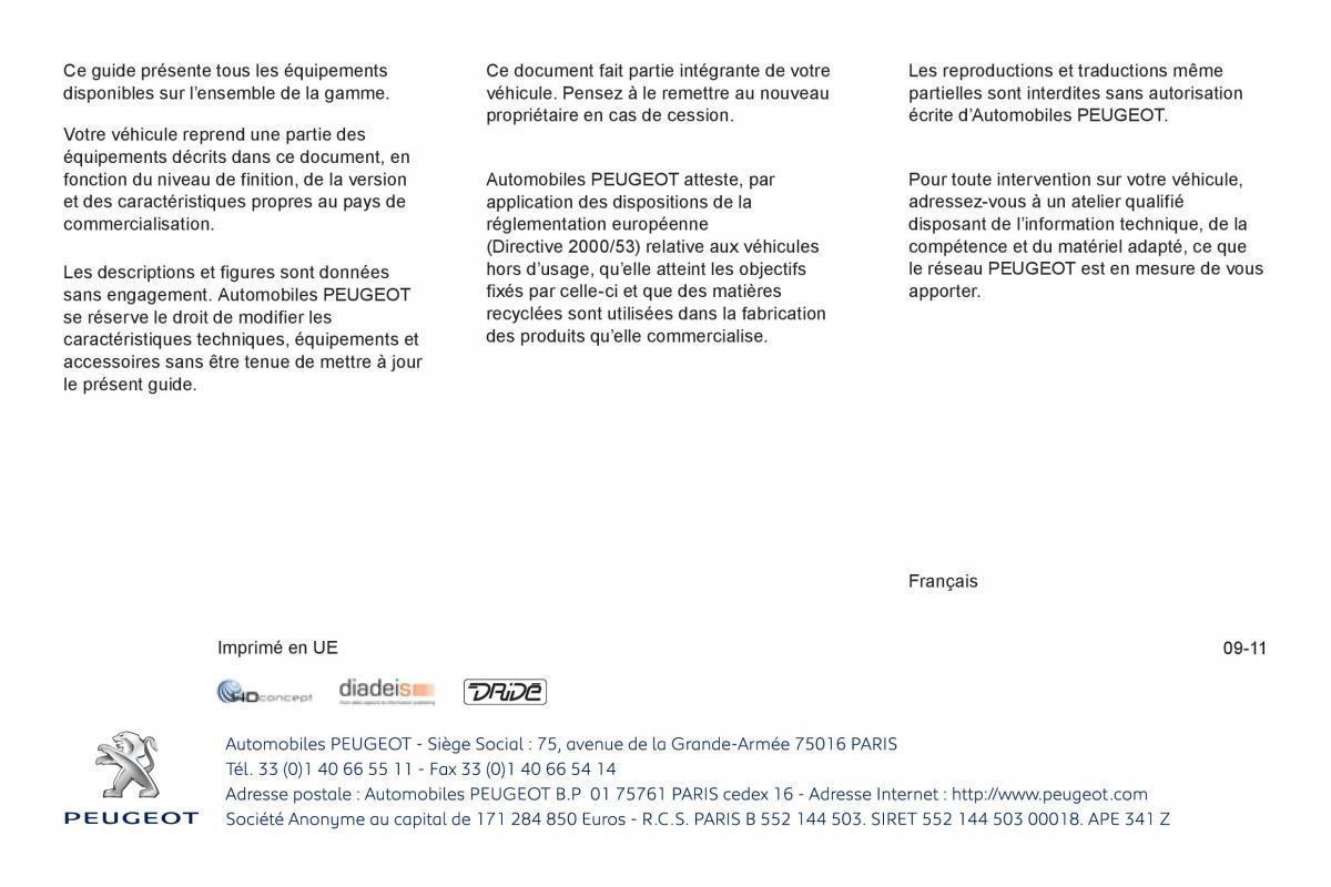 Peugeot 208 manuel du proprietaire / page 307