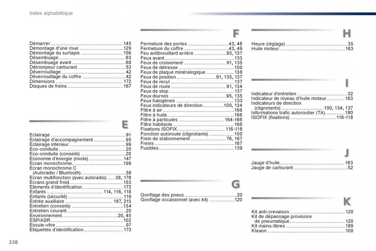 Peugeot 301 manuel du proprietaire / page 230