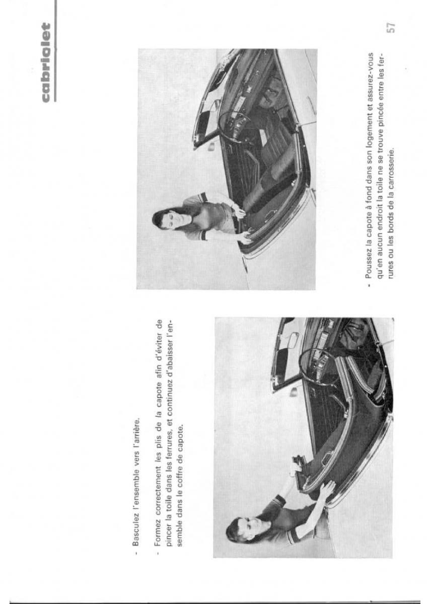 Peugeot 304 manuel du proprietaire / page 58