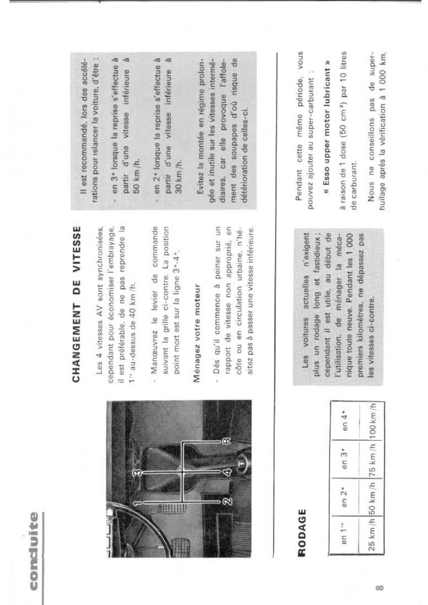 Peugeot 304 manuel du proprietaire / page 9
