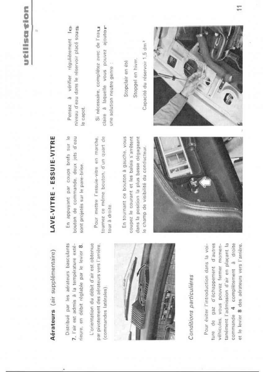 Peugeot 304 manuel du proprietaire / page 12