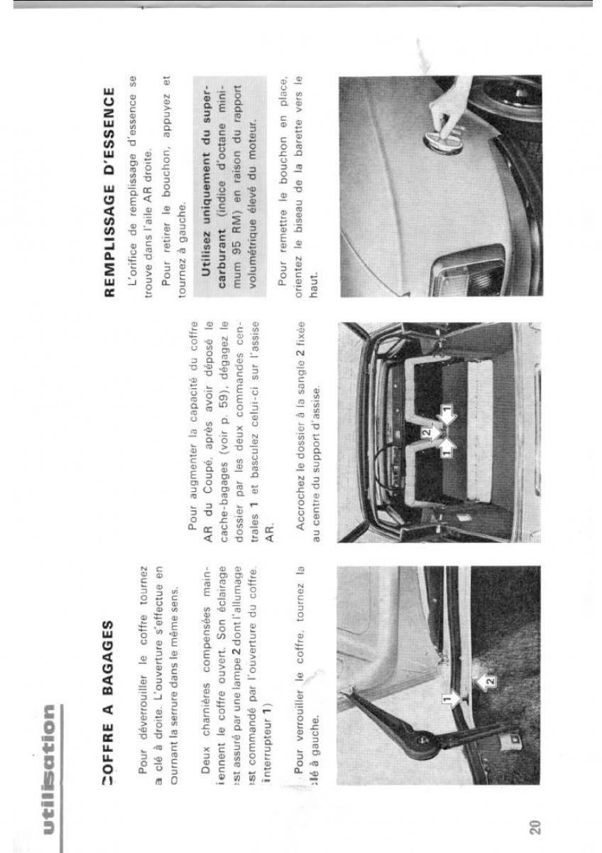 Peugeot 304 manuel du proprietaire / page 21