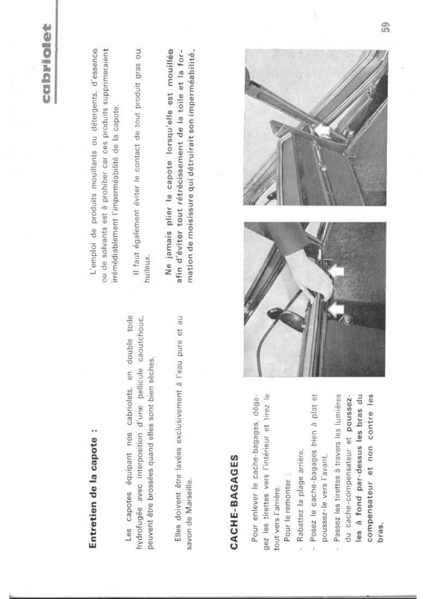 Peugeot 304 manuel du proprietaire / page 60