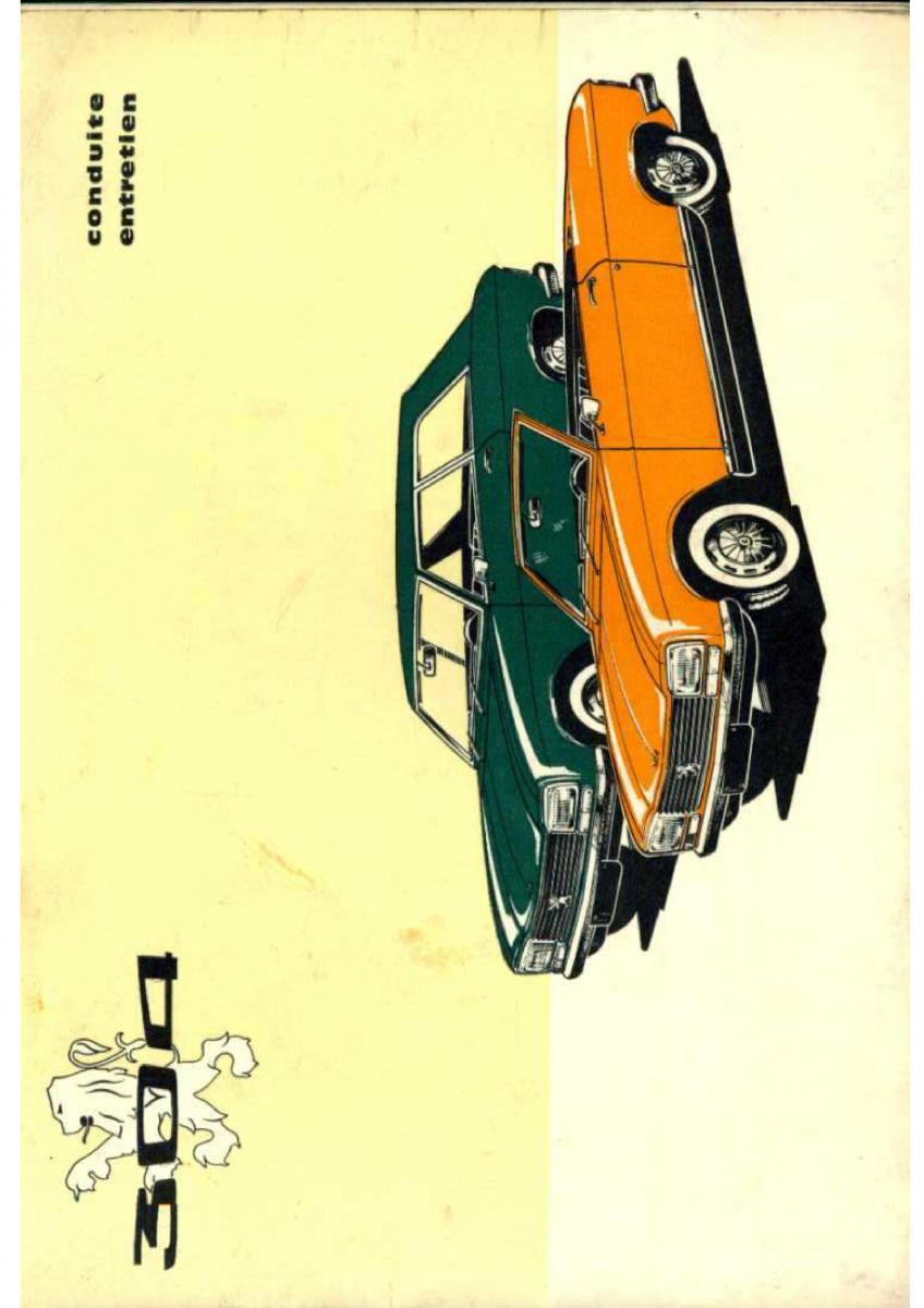 Peugeot 304 manuel du proprietaire / page 1