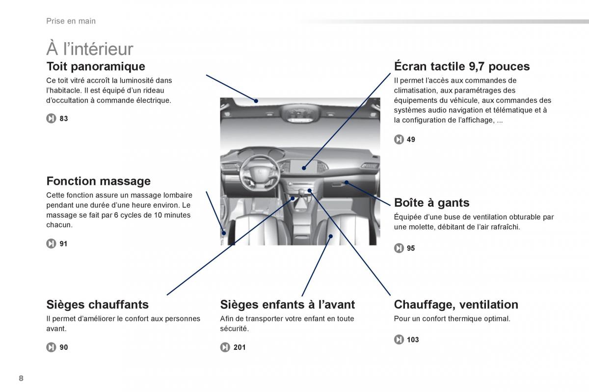 Peugeot 308 FL manuel du proprietaire / page 10