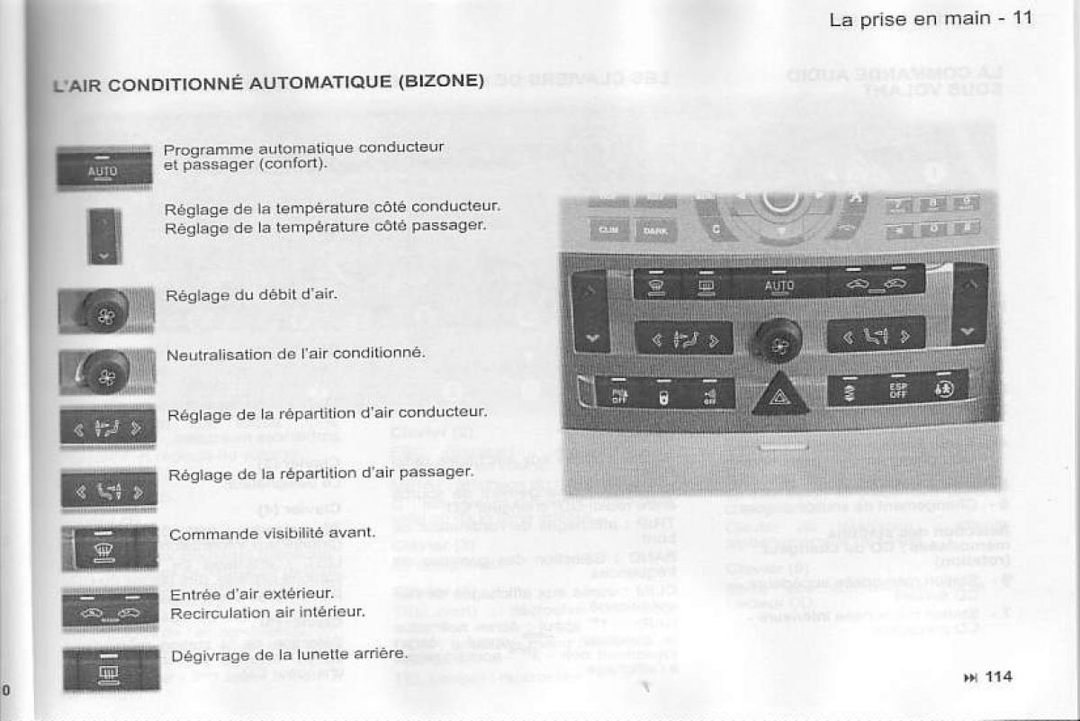 manual  Peugeot 407 manuel du proprietaire / page 12