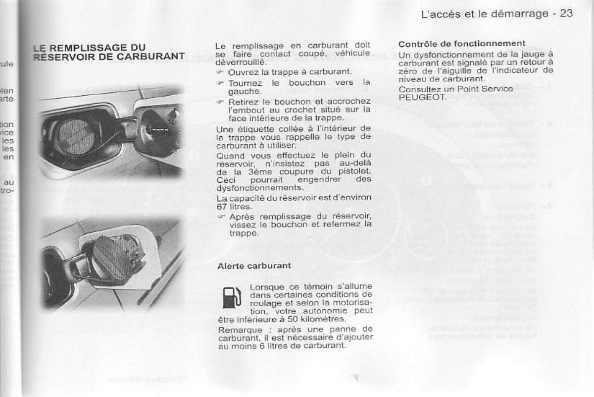 Peugeot 407 manuel du proprietaire / page 24