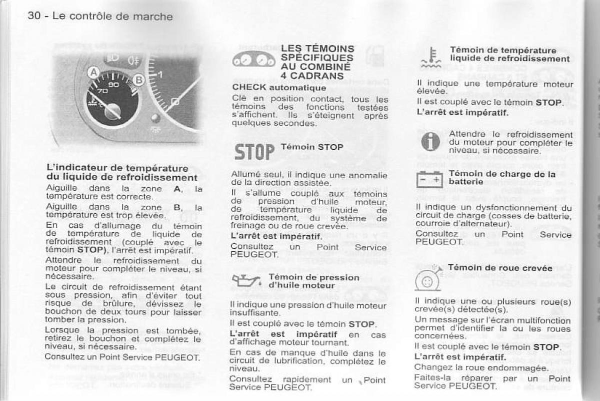Peugeot 407 manuel du proprietaire / page 31