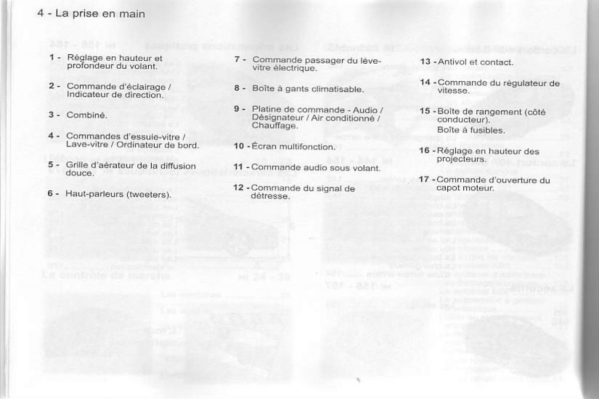 manual  Peugeot 407 manuel du proprietaire / page 5