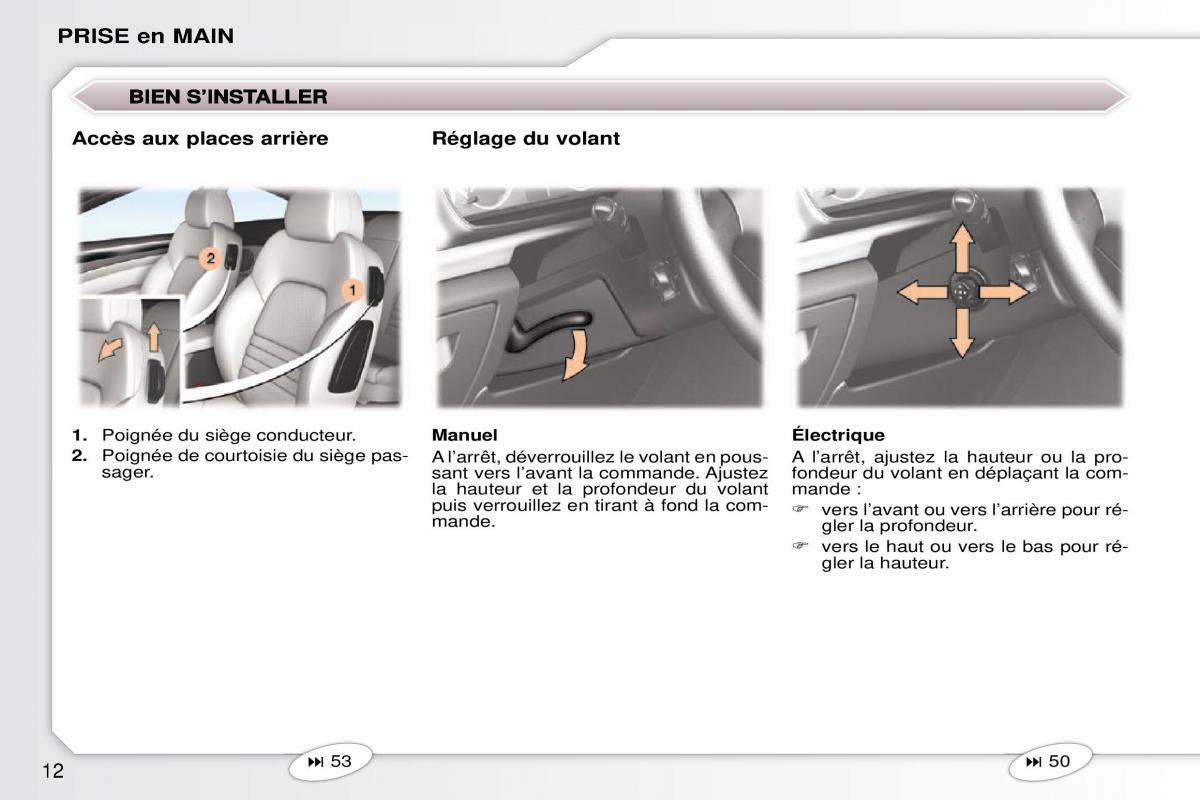 Peugeot 407 Coupe manuel du proprietaire / page 20