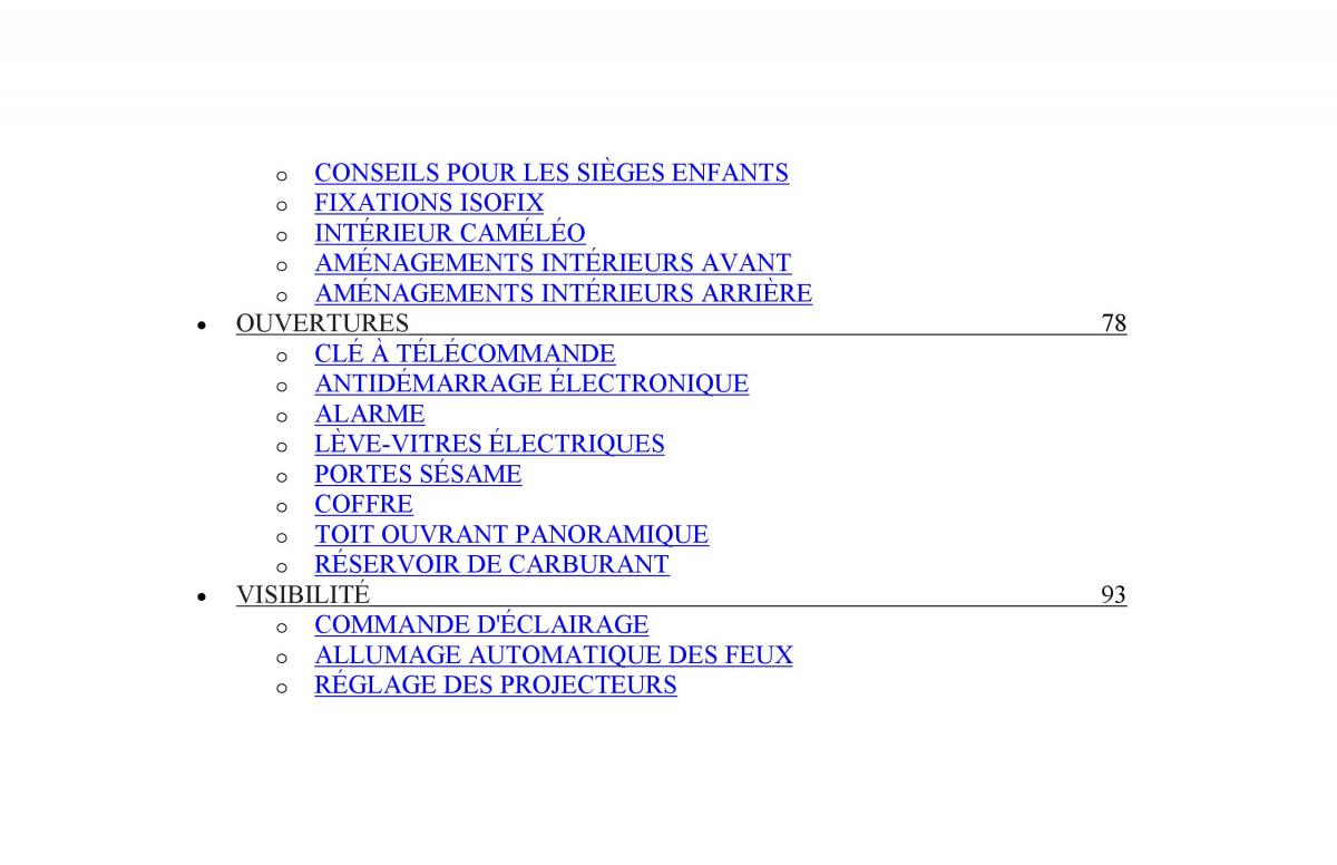 Peugeot 1007 manuel du proprietaire / page 4