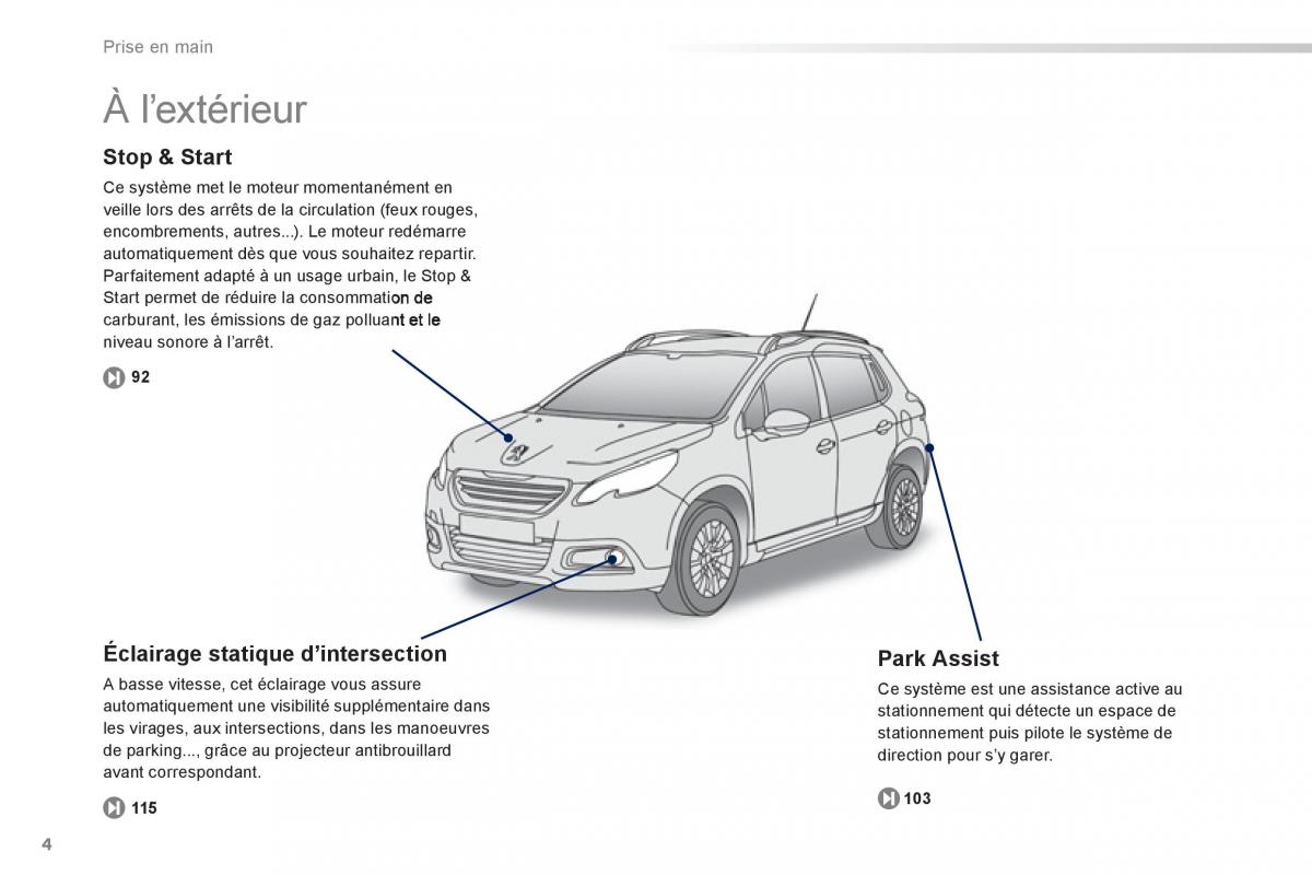 Peugeot 2008 manuel du proprietaire / page 6