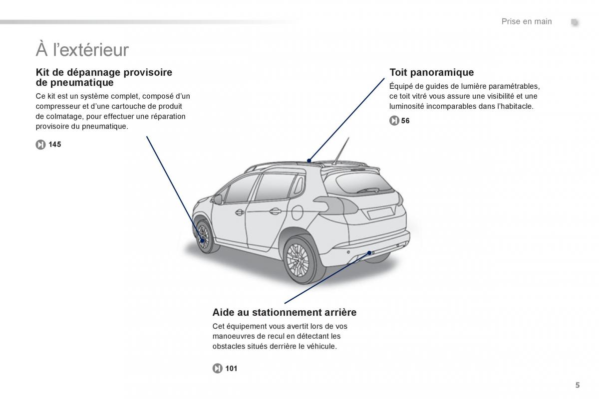 Peugeot 2008 manuel du proprietaire / page 7