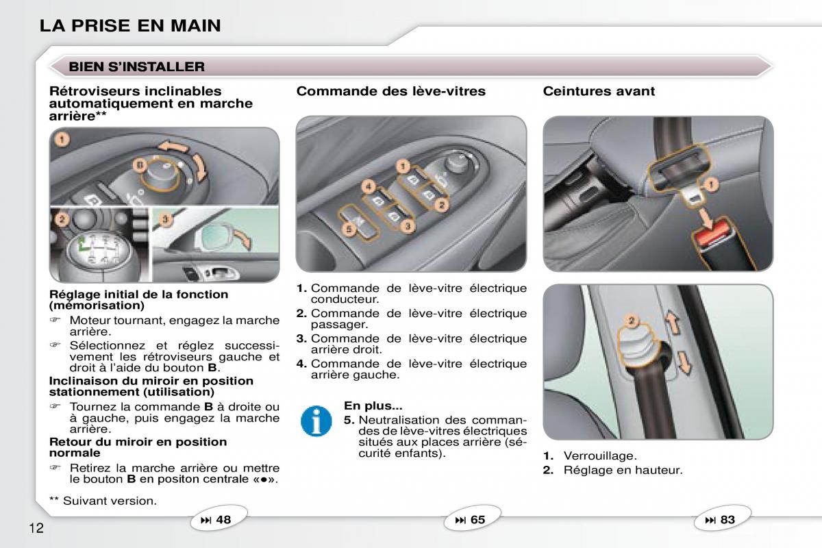 Peugeot 607 manuel du proprietaire / page 10