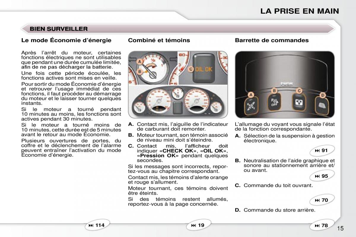 Peugeot 607 manuel du proprietaire / page 13