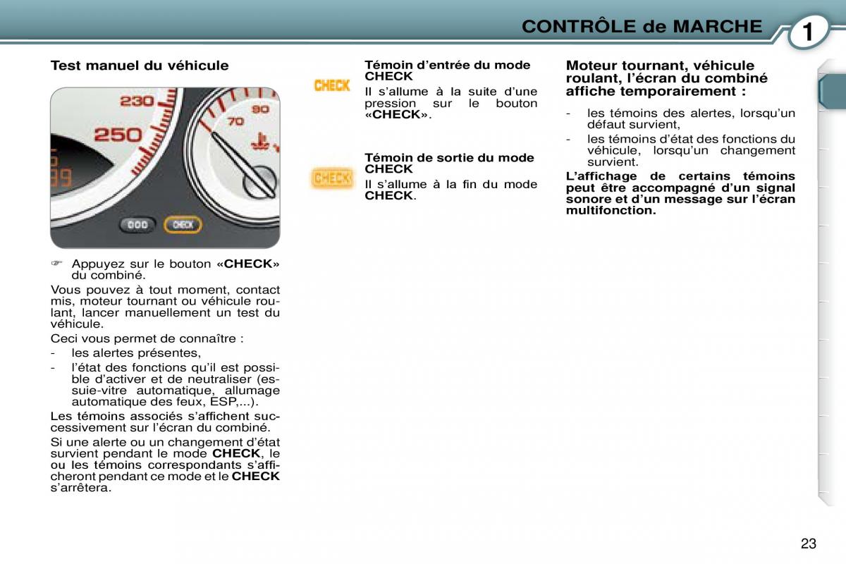 Peugeot 607 manuel du proprietaire / page 21