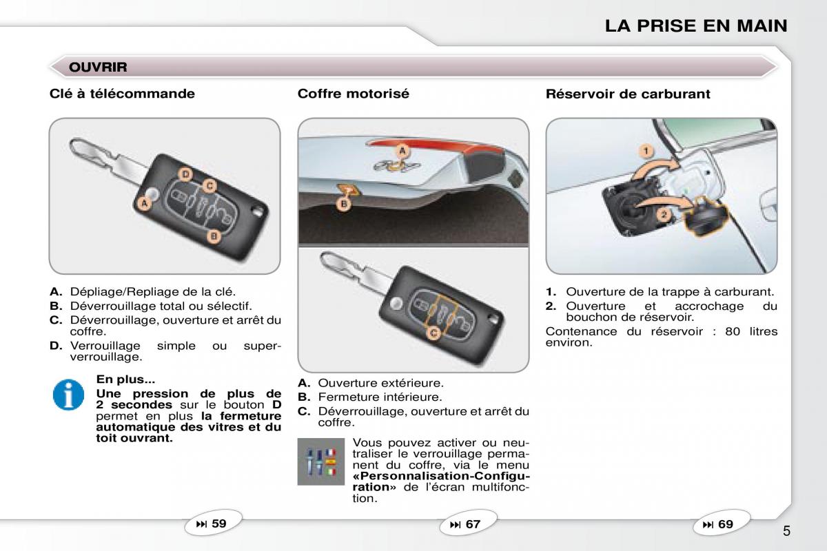 Peugeot 607 manuel du proprietaire / page 3
