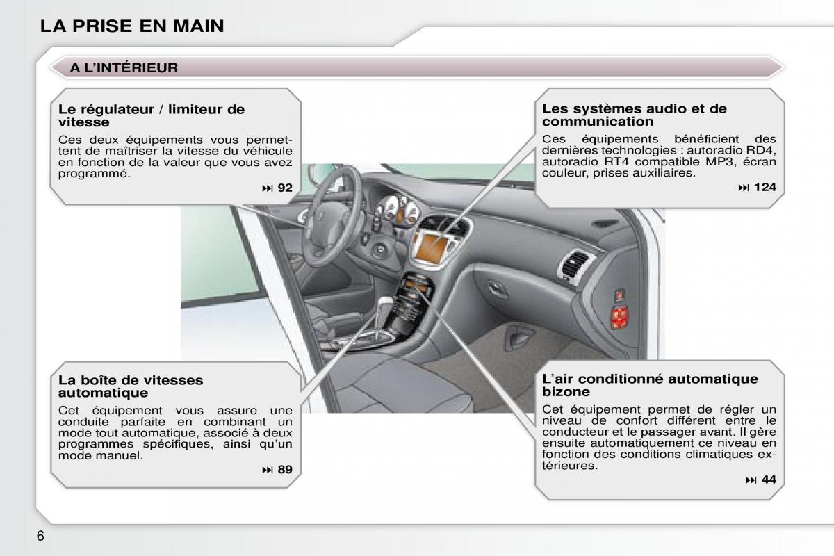 Peugeot 607 manuel du proprietaire / page 4