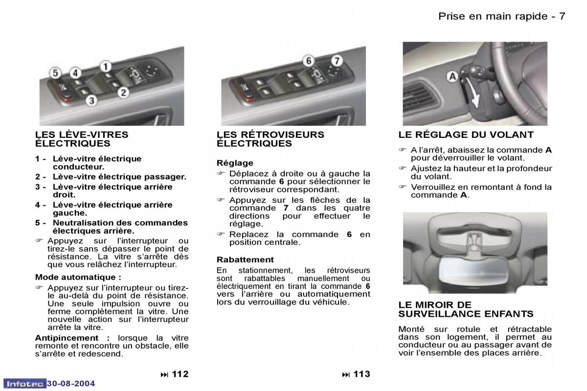 Peugeot 807 manuel du proprietaire / page 6