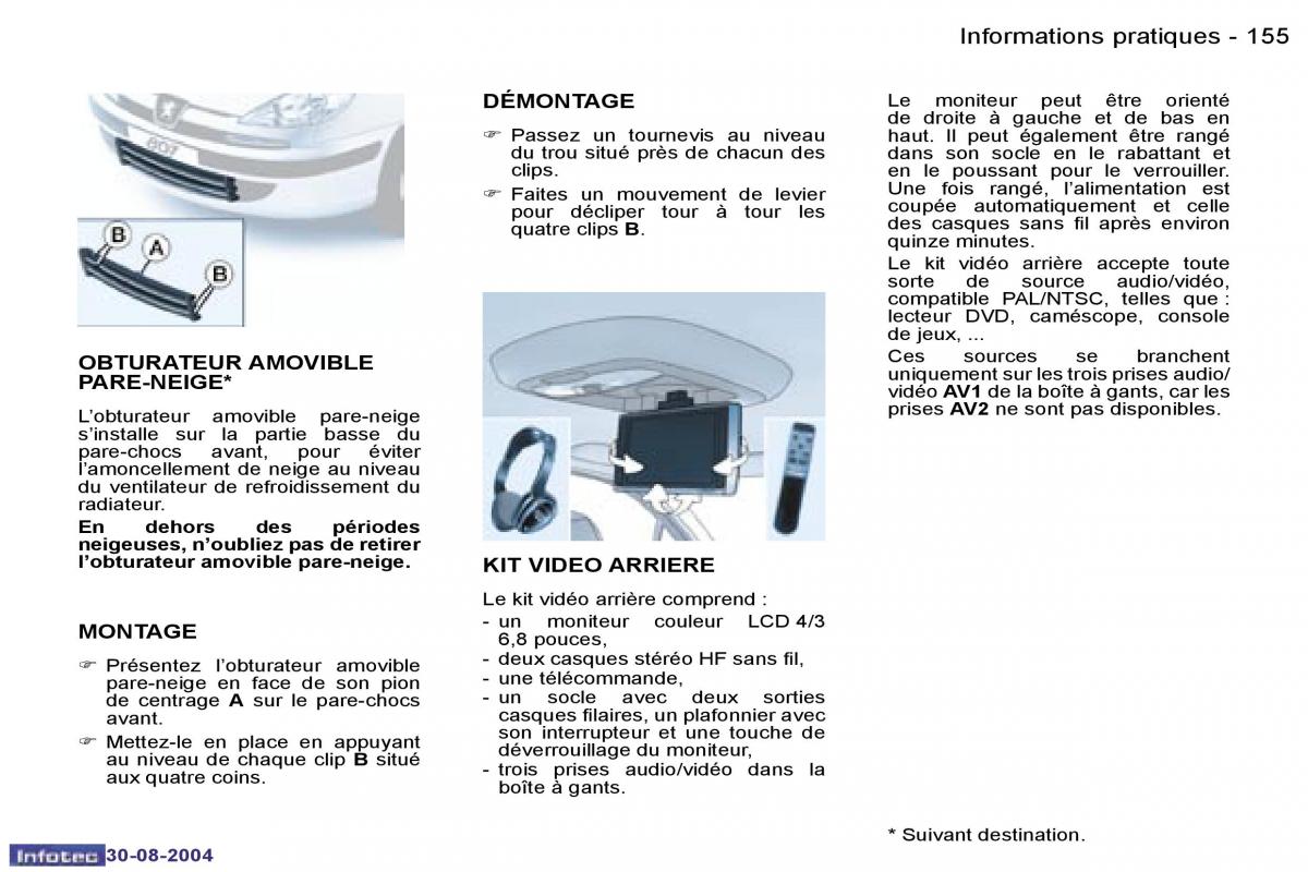 Peugeot 807 manuel du proprietaire / page 76